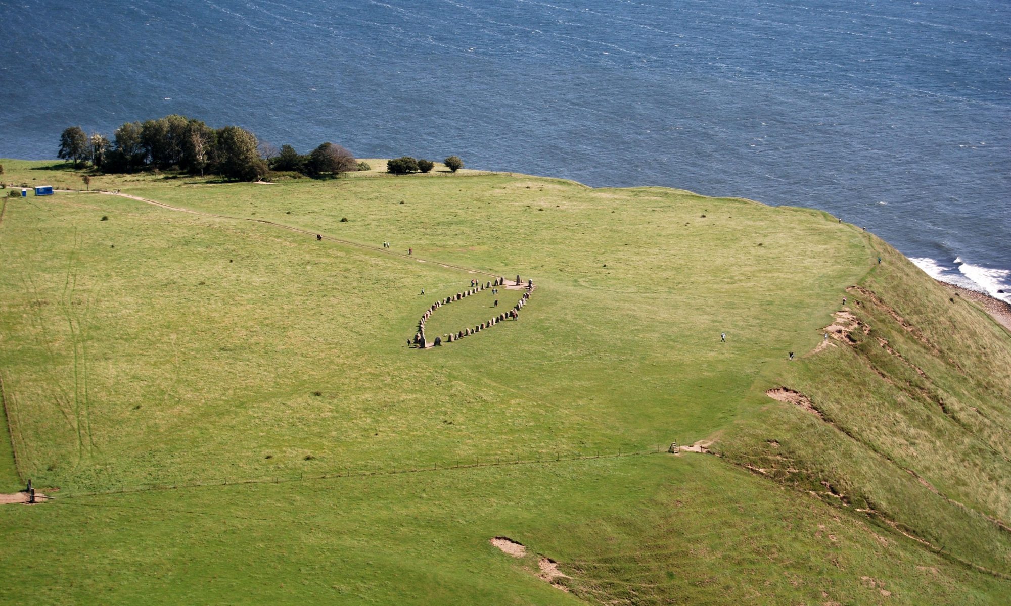 Flygfoto från Skånska Gyrokopterklubben
